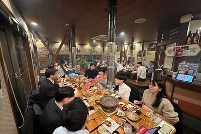 ハイテックシステム　2023年　忘年会　焼肉　meatmeet