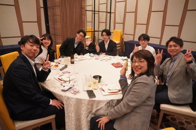 忘年会　テーブル写真２